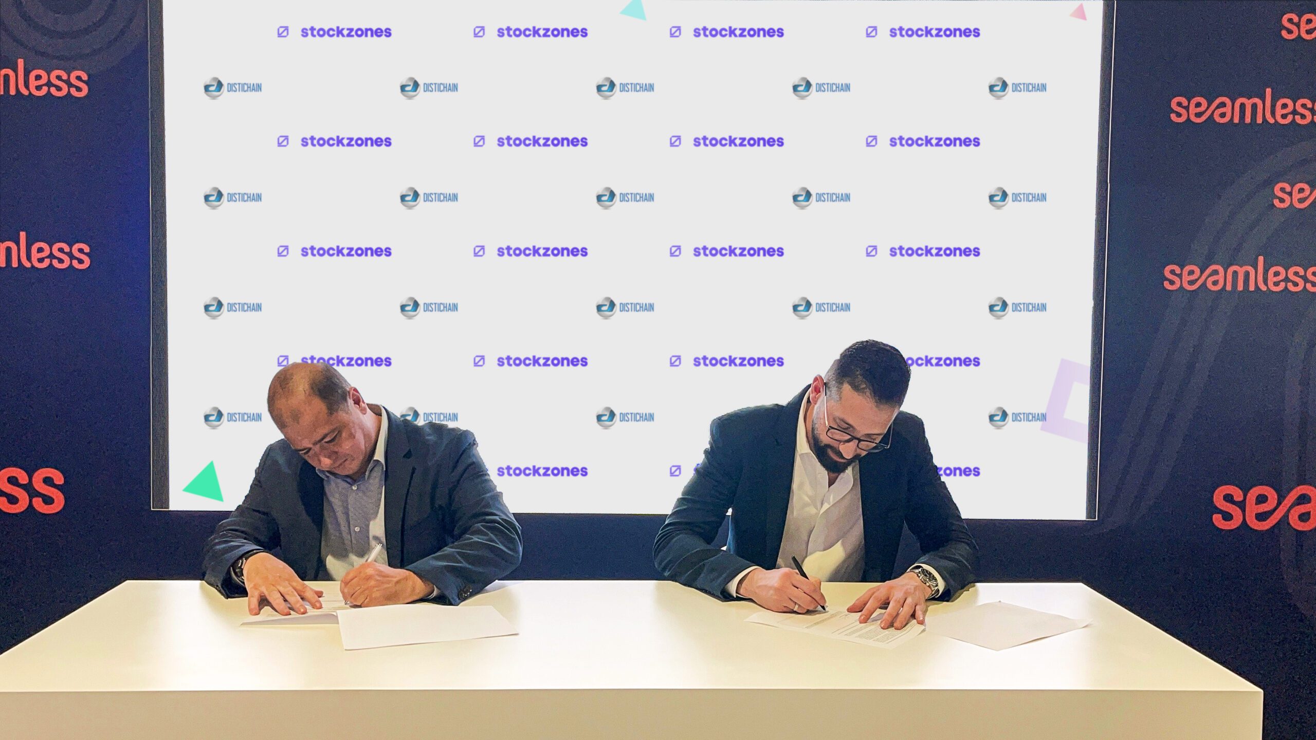 stockzones and distichain signing