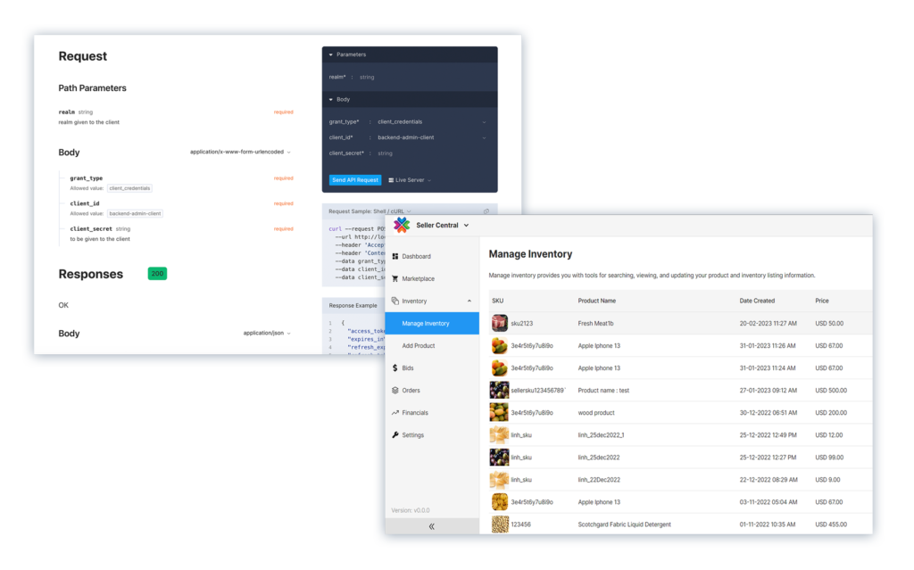 api and platform screenshot